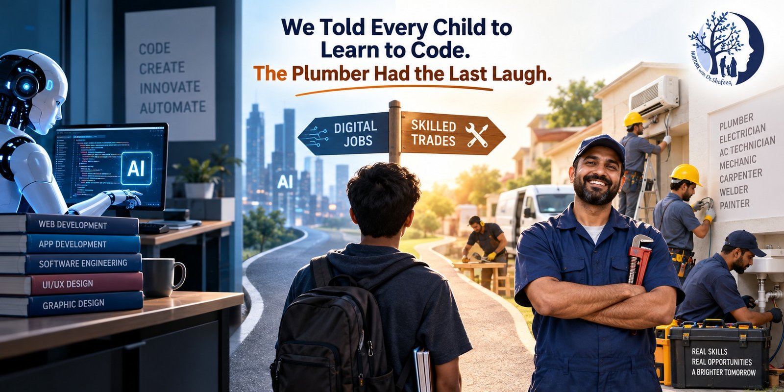 We Told Every Child to Learn to Code. The Plumber Had the Last Laugh.