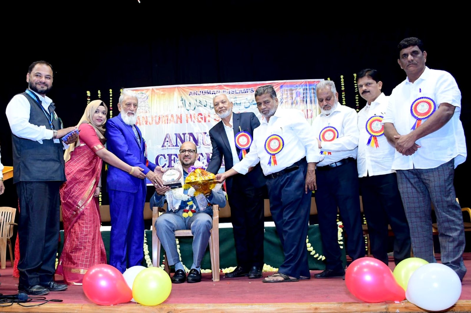 Felicitation at Anjuman Highschool Dharwad